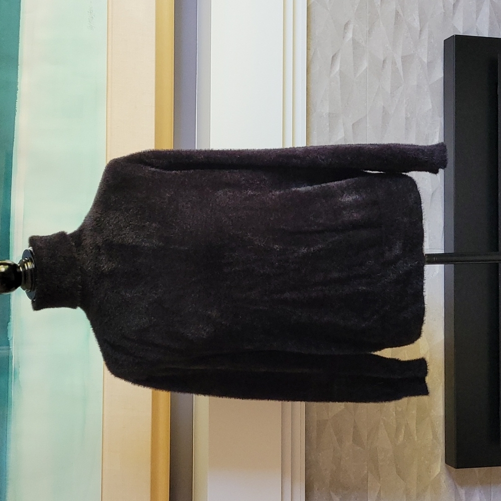 Oak +Fort Fuzzy Turtleneck Sweater